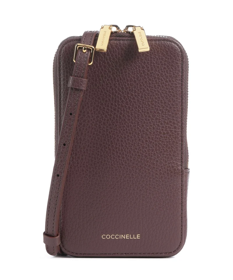 Coccinelle Flor Bolsa para móvil berry