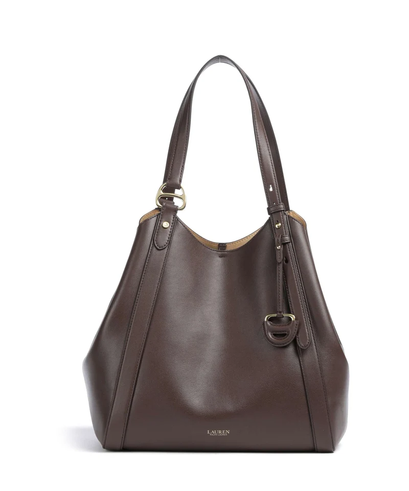 Lauren Ralph Lauren Tasha Large Bolsa shopping chestnut brown