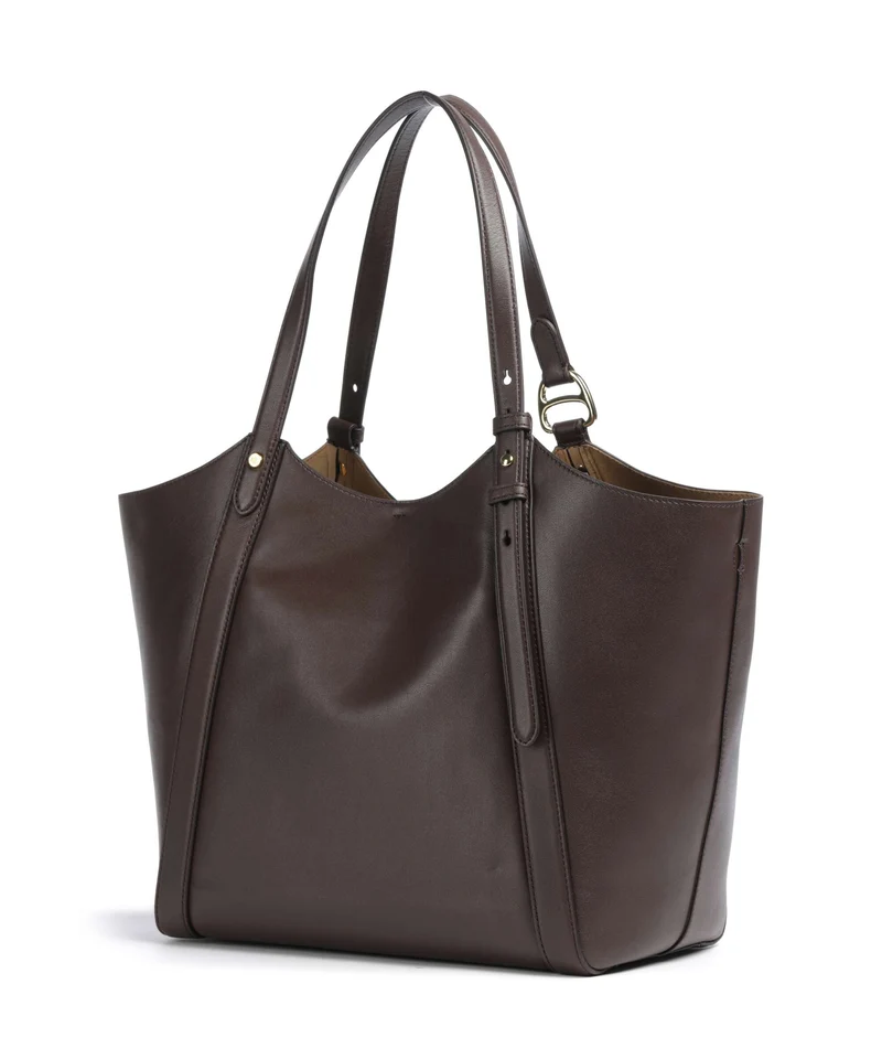 Lauren Ralph Lauren Tasha Large Bolsa shopping chestnut brown