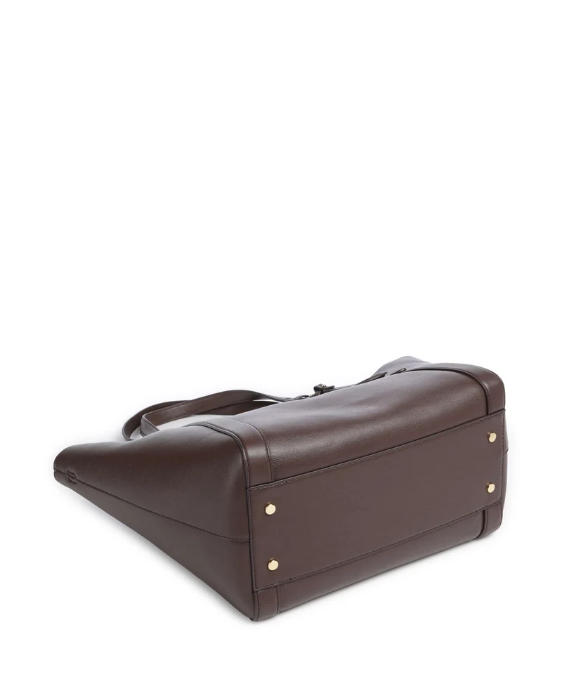Lauren Ralph Lauren Tasha Large Bolsa shopping chestnut brown