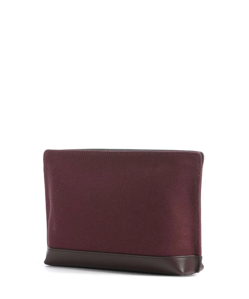 Lauren Ralph Lauren Large Bolso de cosméticos dark garnet/chestnut brown