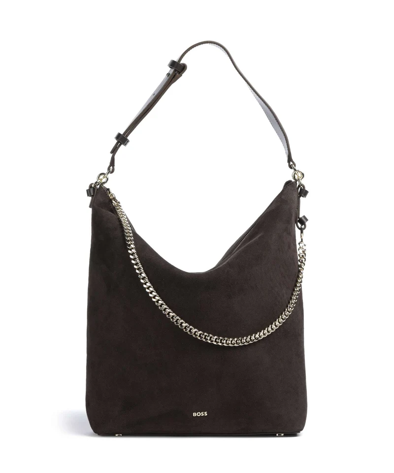 BOSS Yelena Bolso de hobo dark brown