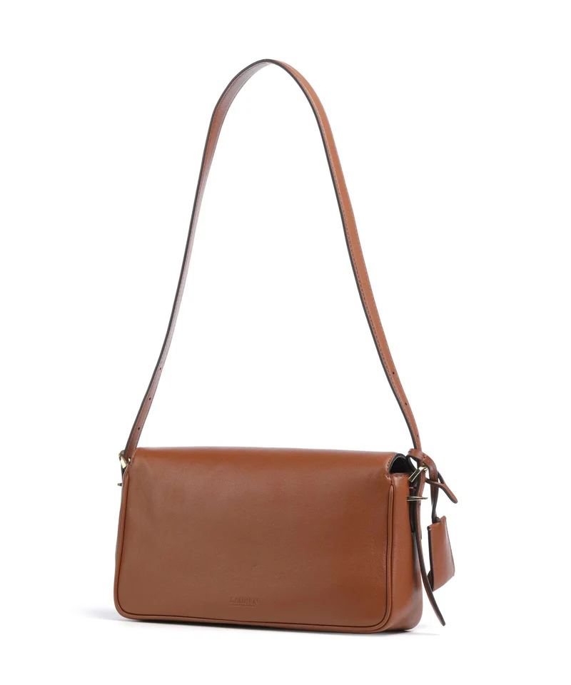 Lauren Ralph Lauren Farrah Medium Bolso de hombro lauren tan