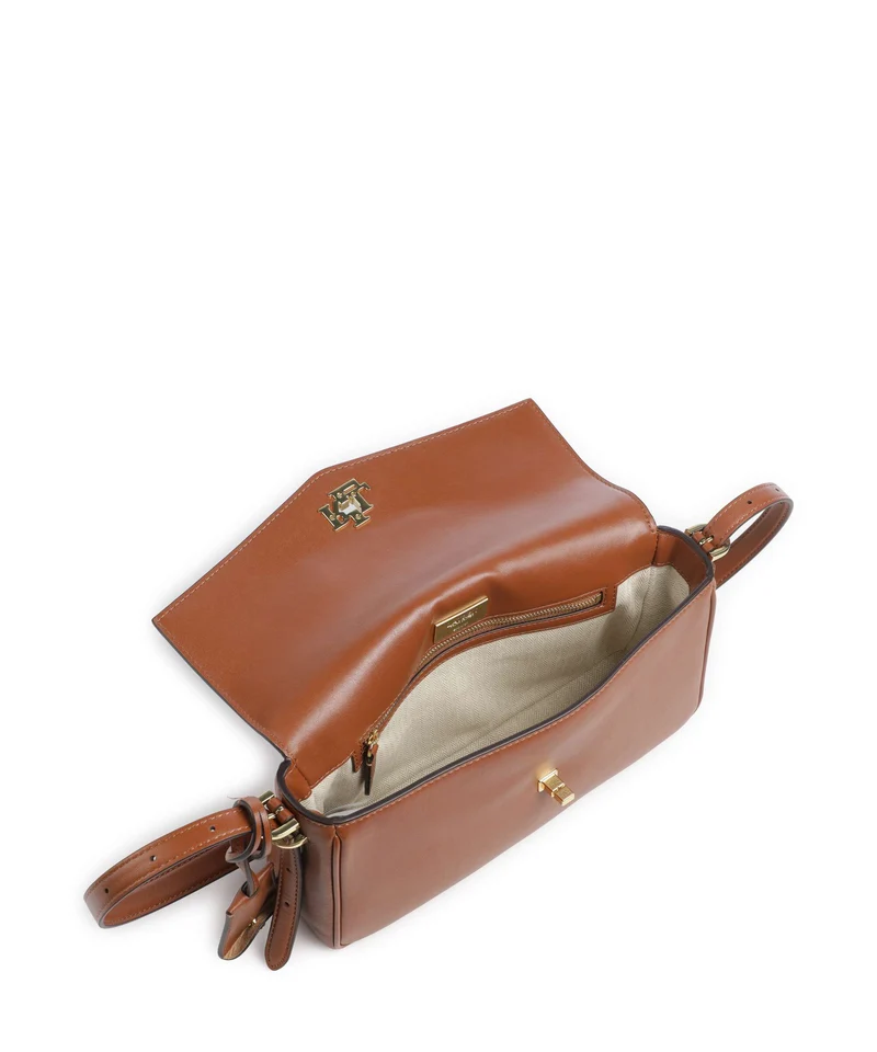 Lauren Ralph Lauren Farrah Medium Bolso de hombro lauren tan