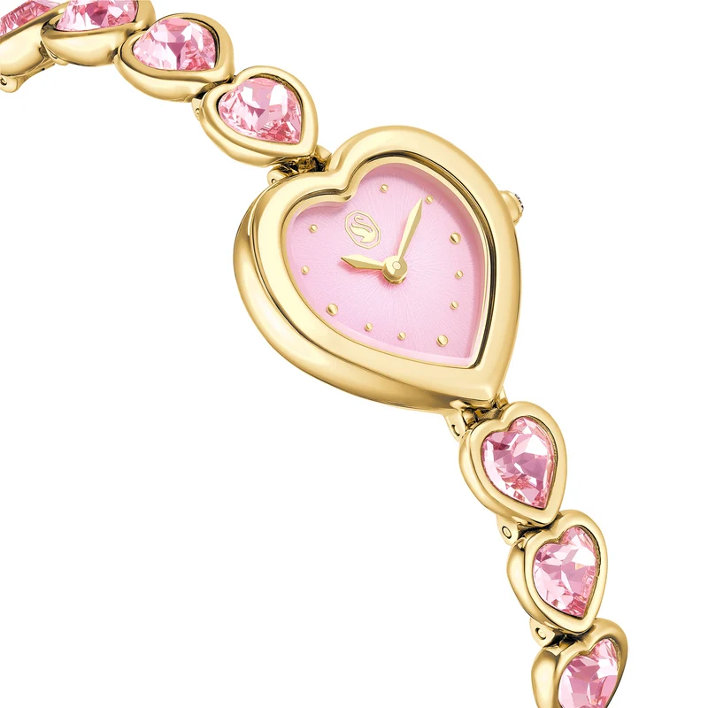 Swarovski Idyllia Gold Coloured Heart Women's Watch 5741519