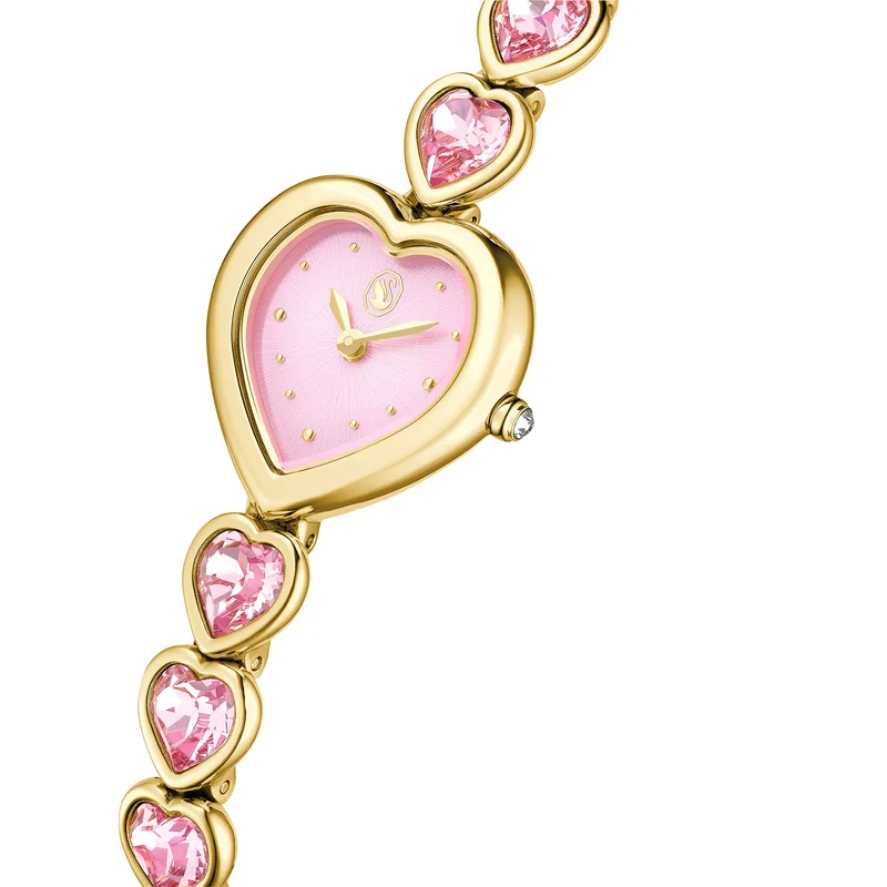 Swarovski Idyllia Gold Coloured Heart Women's Watch 5741519