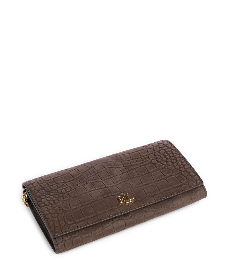 Lauren Ralph Lauren Adair II Large Monedero chestnut brown