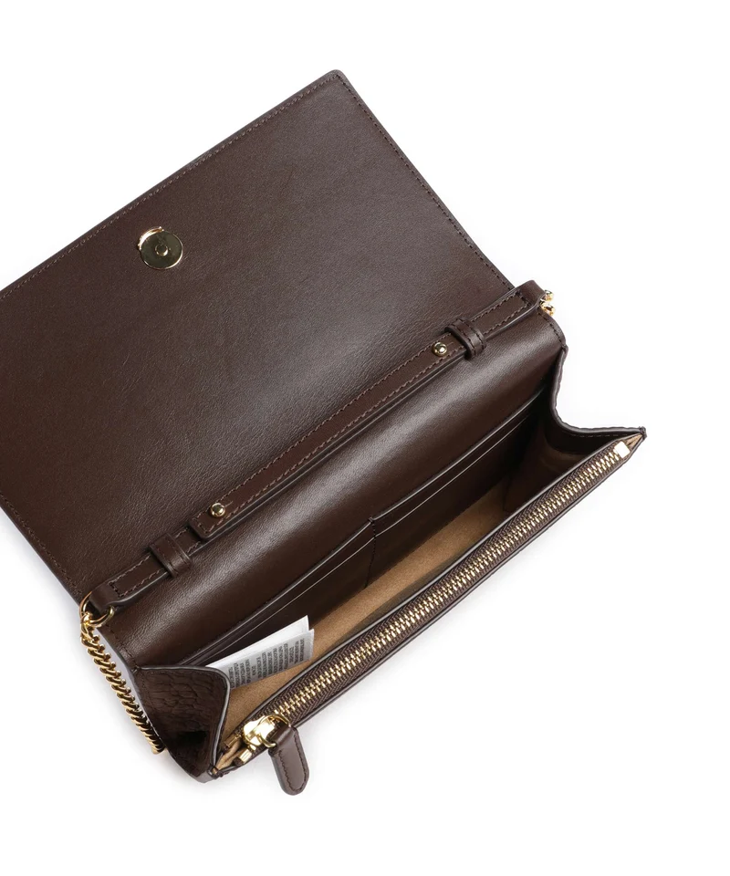 Lauren Ralph Lauren Adair II Large Monedero chestnut brown