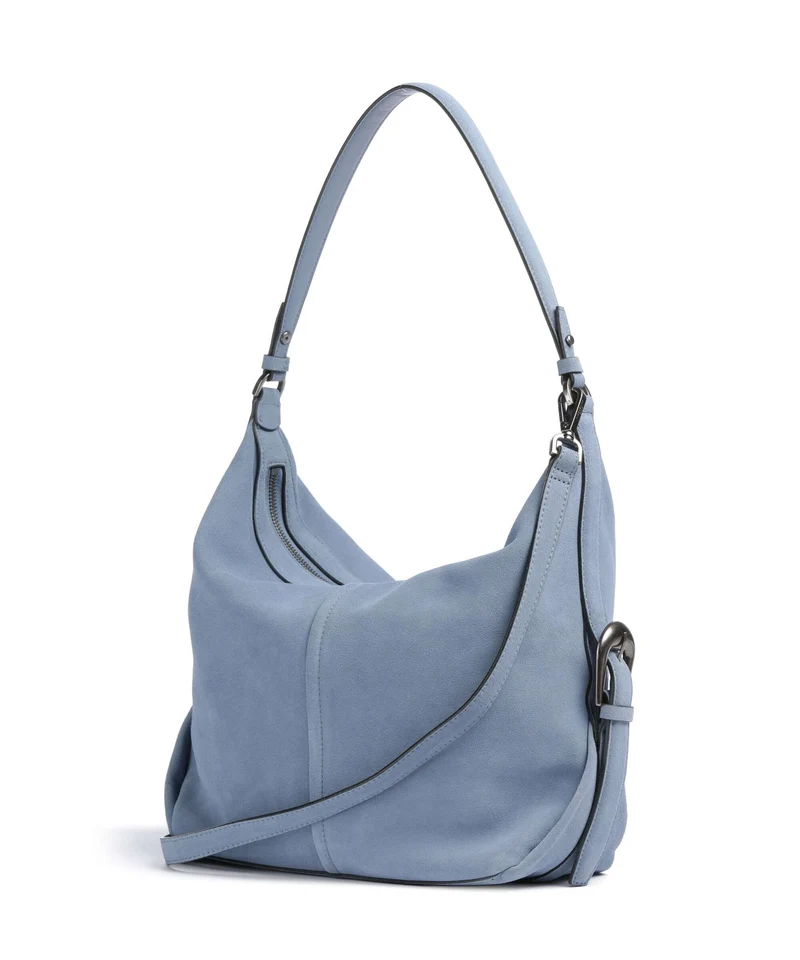 Liebeskind Paris II Hydro Suede M Bolso de hobo flower blue