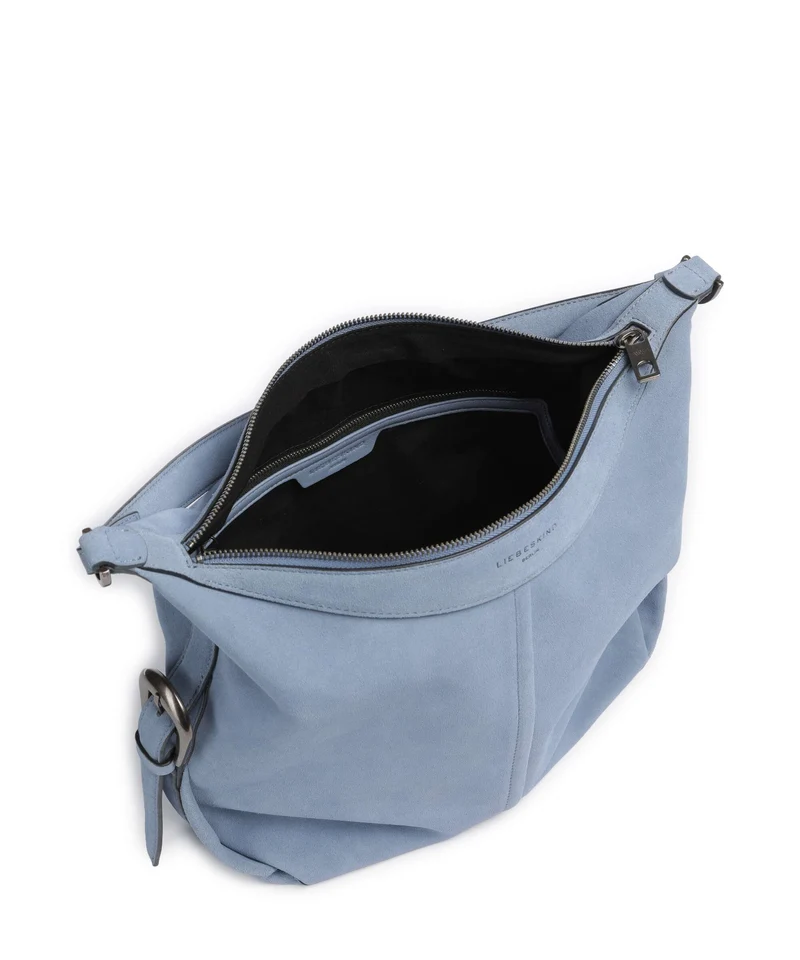 Liebeskind Paris II Hydro Suede M Bolso de hobo flower blue