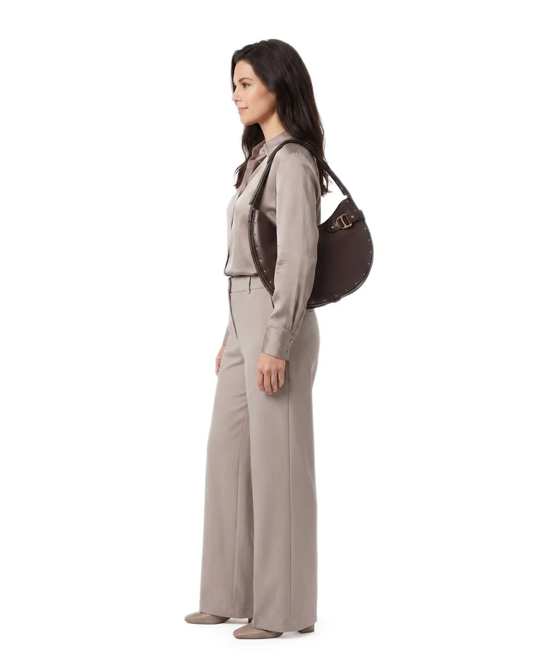 Lauren Ralph Lauren Tasha Large Bolso de hombro chestnut brown