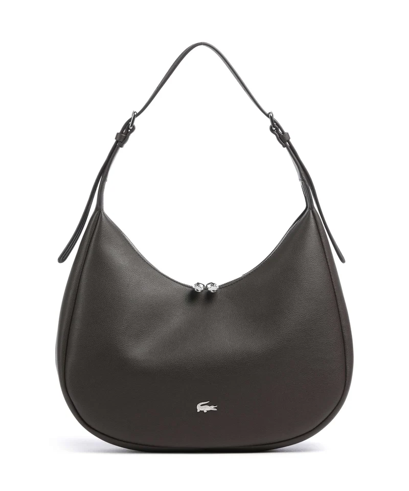 Lacoste Authentic Bolso de hobo dark brown