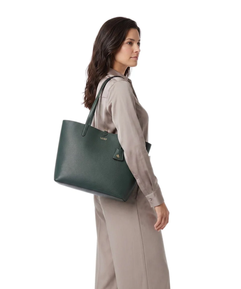 Lauren Ralph Lauren Medium Bolsa shopping season green/urban bltng/navy multi