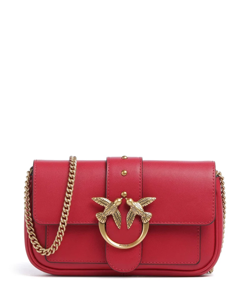 Pinko Love One Pocket Monedero rosso rio/antique gold