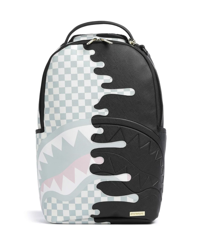 Sprayground Cream Check Side Drip Mochila multicolour