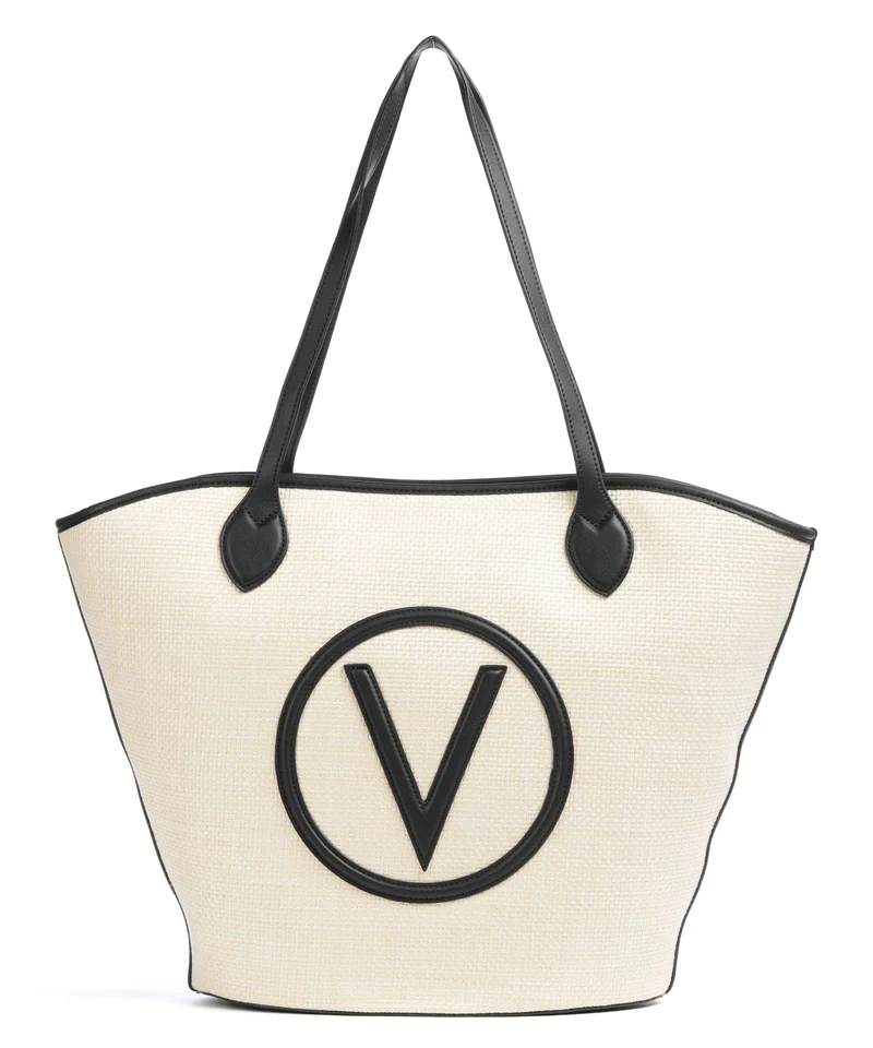 Valentino Bags Covent Bolsa shopping naturale/nero