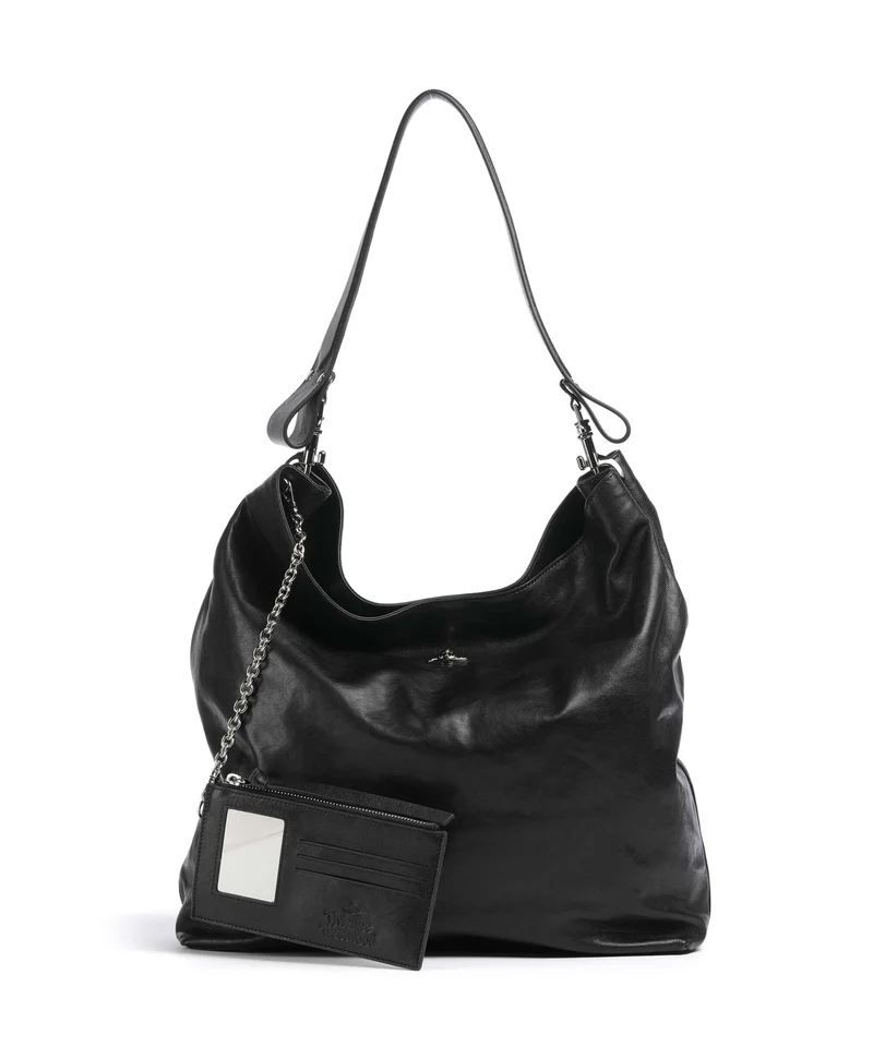 Vivienne Westwood Lottie Supple Large Bolso de hobo black