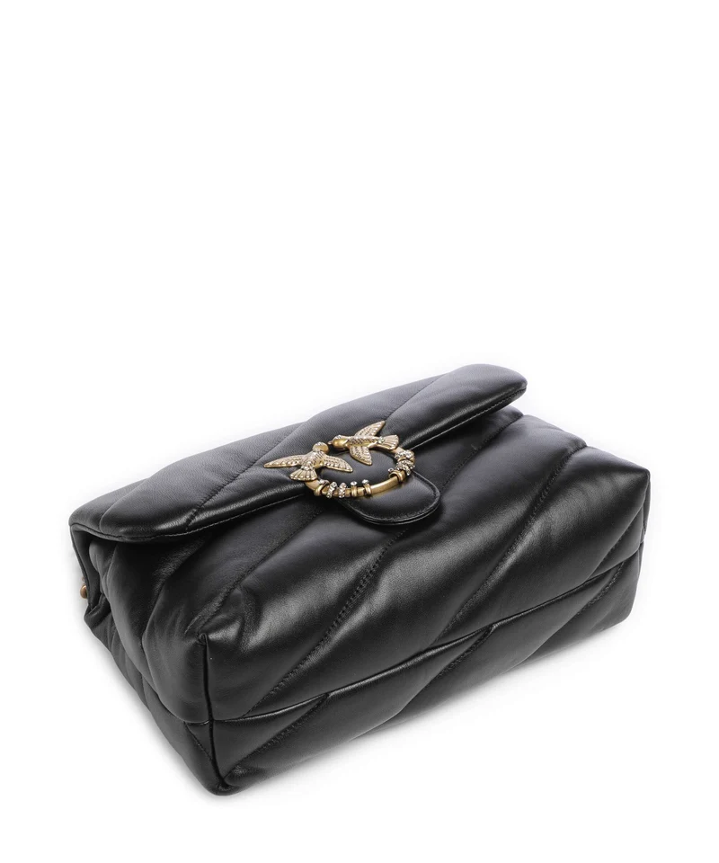 Pinko Love Puff Classic New Buckle Bolso de hombro nero/antique gold