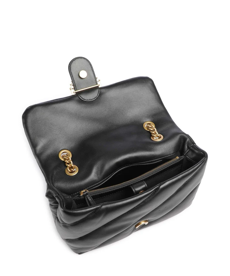 Pinko Love Puff Classic New Buckle Bolso de hombro nero/antique gold