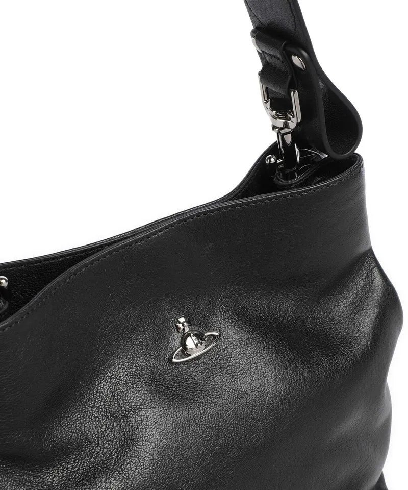 Vivienne Westwood Lottie Supple Small Bolso de hobo black