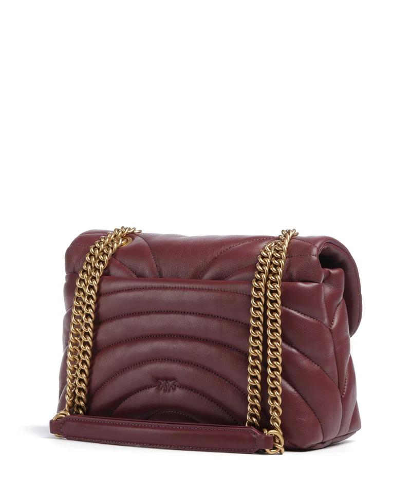Pinko Love Puff Classic Bolso de hombro ribes intenso/antique gold