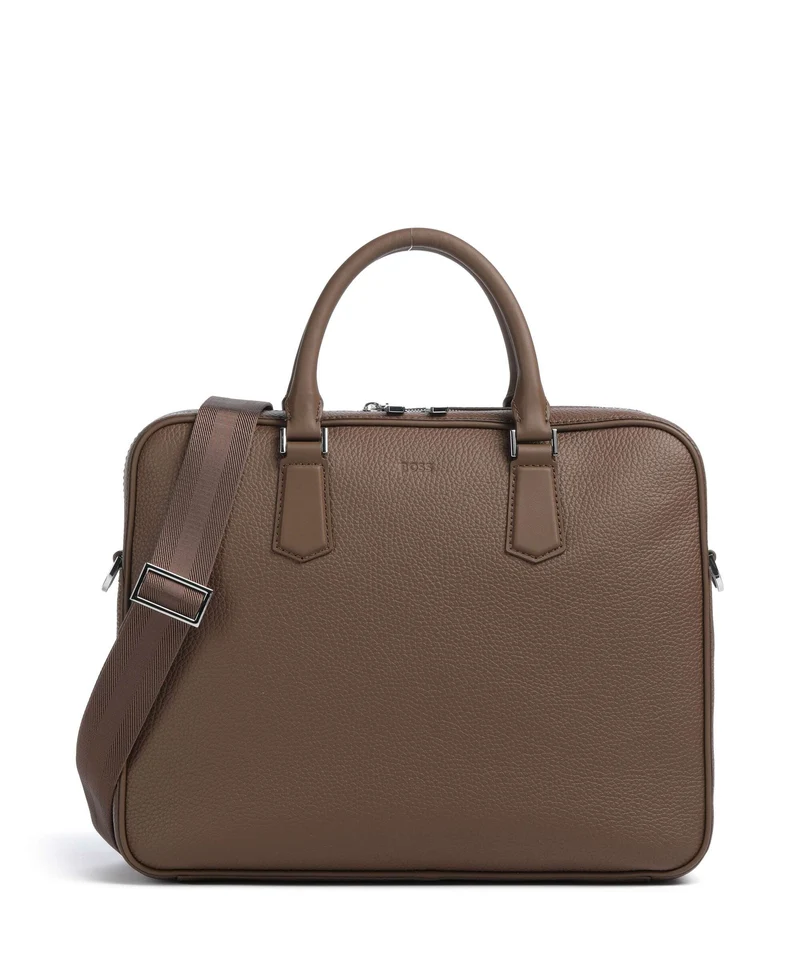BOSS Crosstown Maletín medium brown