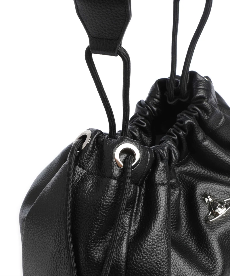 Vivienne Westwood Hilary Grain Bucket bolso de mano black