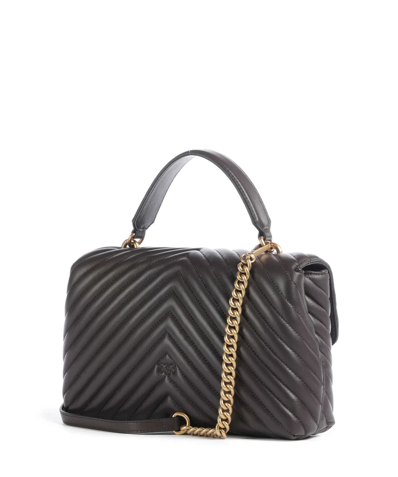 Pinko Love Lady Puff Classic Bolso de mano marrone marasca/antique gold