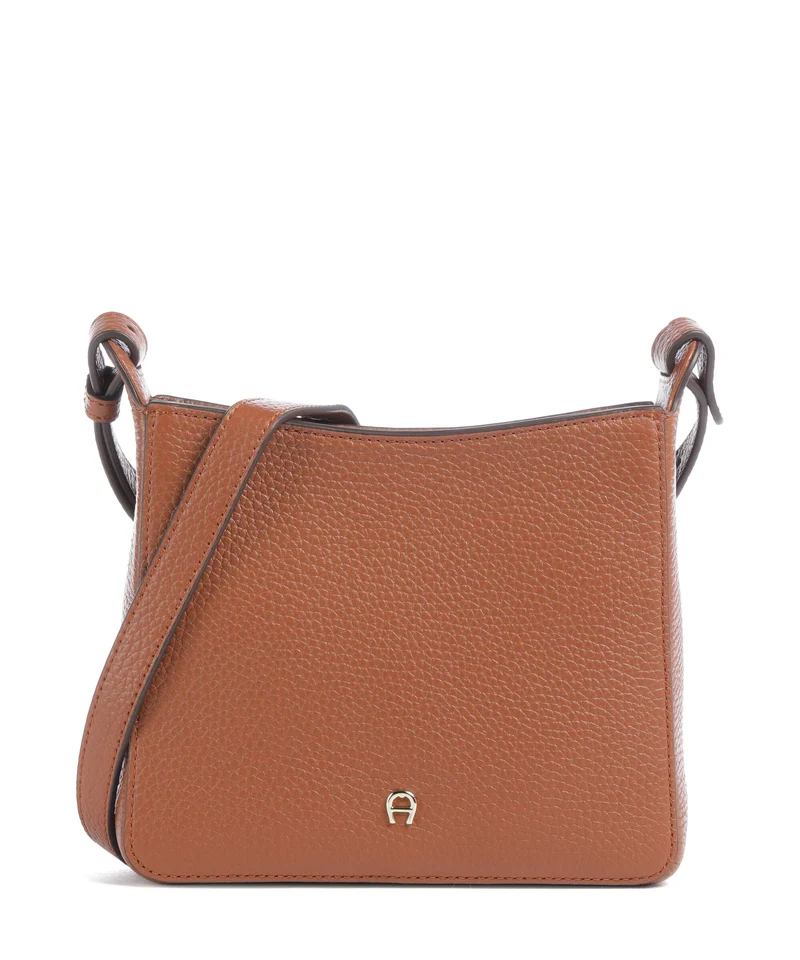 Aigner Pura S Bandolera cognac brown