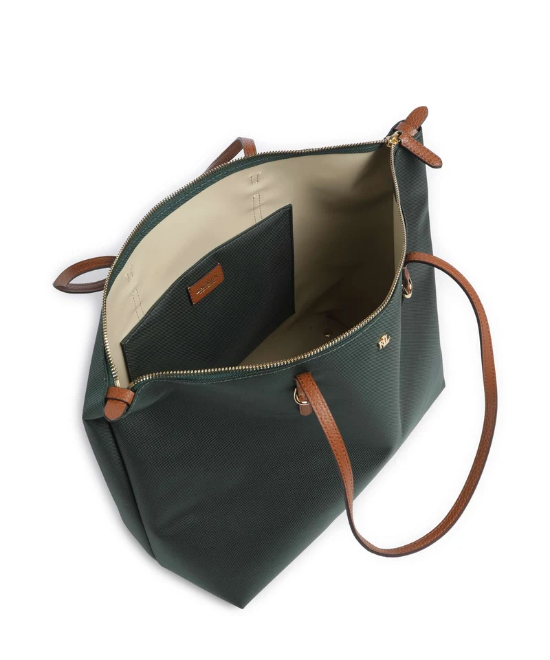 Lauren Ralph Lauren Keaton 31 Bolsa shopping season green/lauren tan
