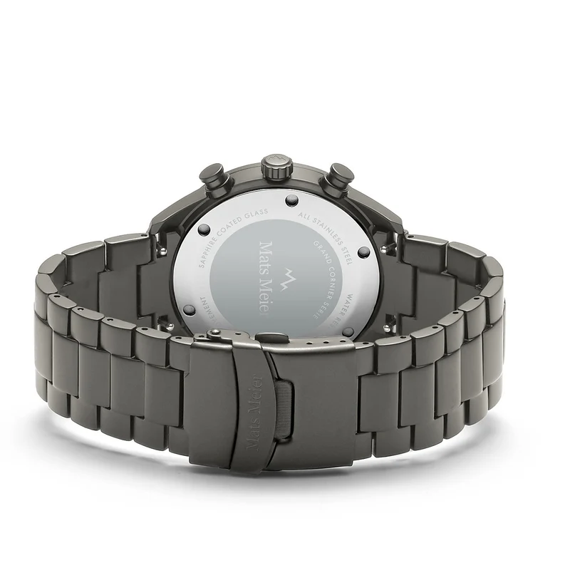 Mats Meier Grand Cornier Chrono Gunmetal Horloge MM00127