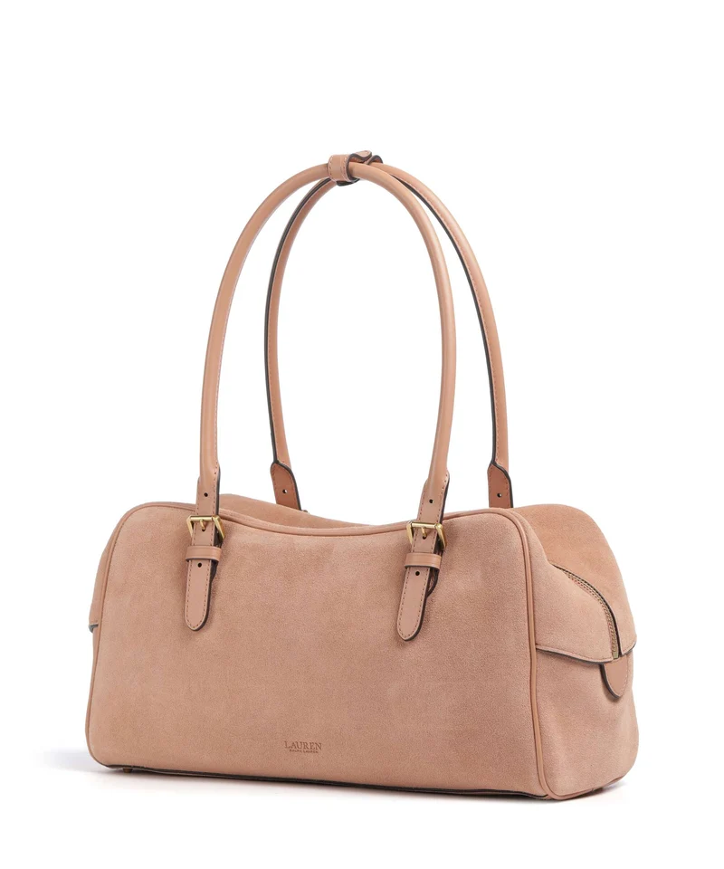 Lauren Ralph Lauren Marcy Large Bolso de hombro pink sienna