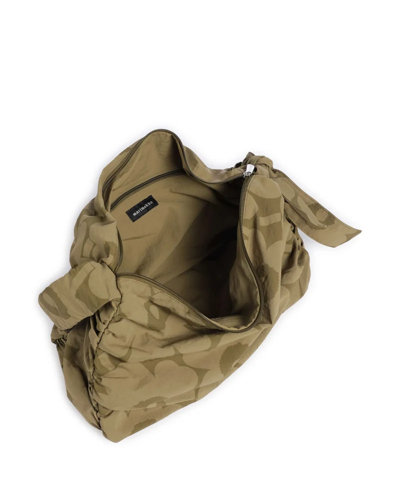 Marimekko Utu L Unikko Bolso de hobo olive green/khaki green