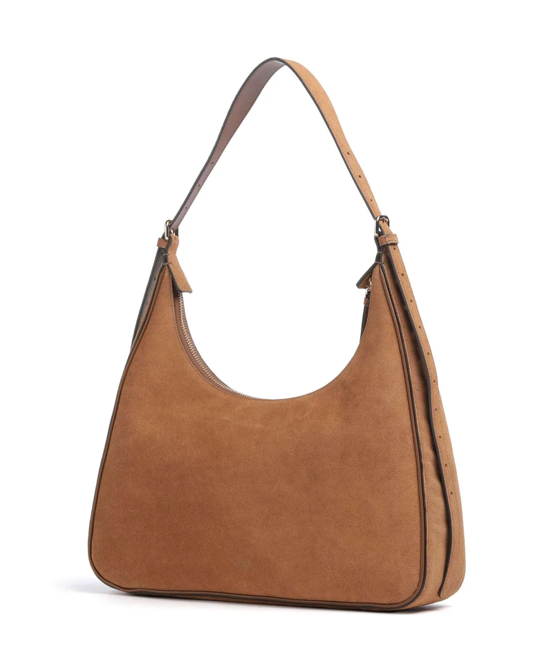 Pinko Miss Pinko Classic Bolso de hobo marrone gold mordore
