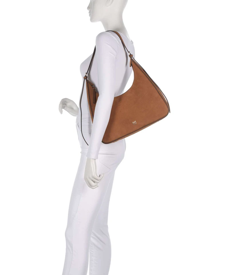 Pinko Miss Pinko Classic Bolso de hobo marrone gold mordore