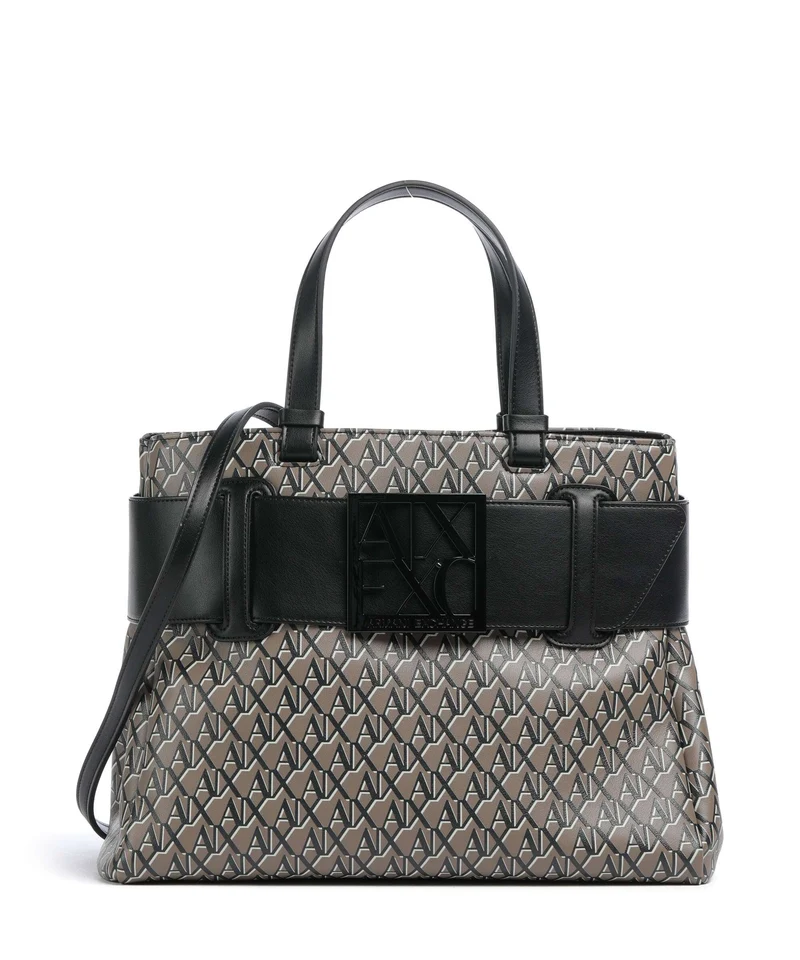 Armani Exchange Susy Soft Bolso de mano brown bass/black