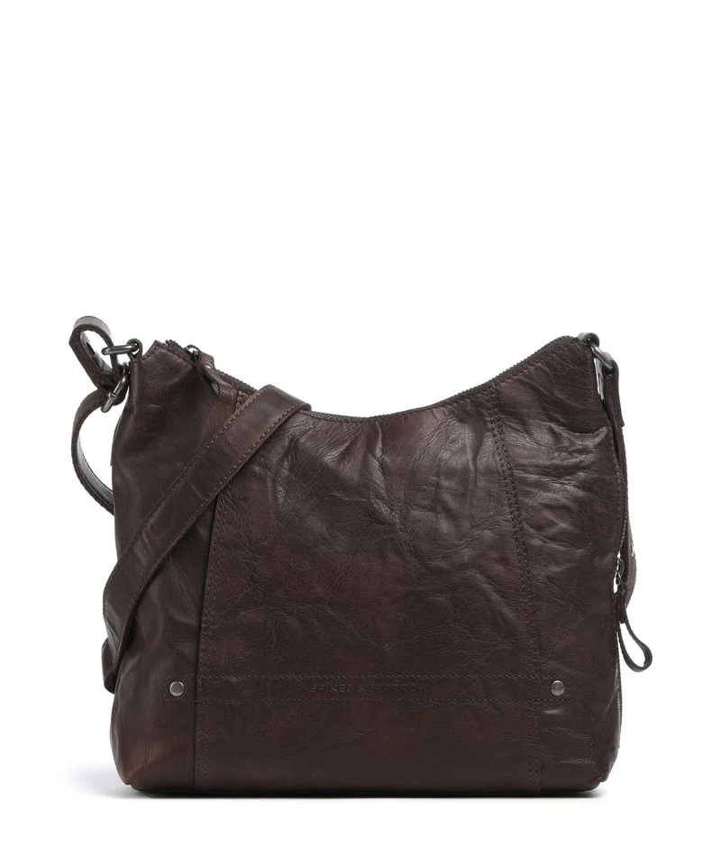 Spikes & Sparrow Bronco Jessyca Bandolera dark brown