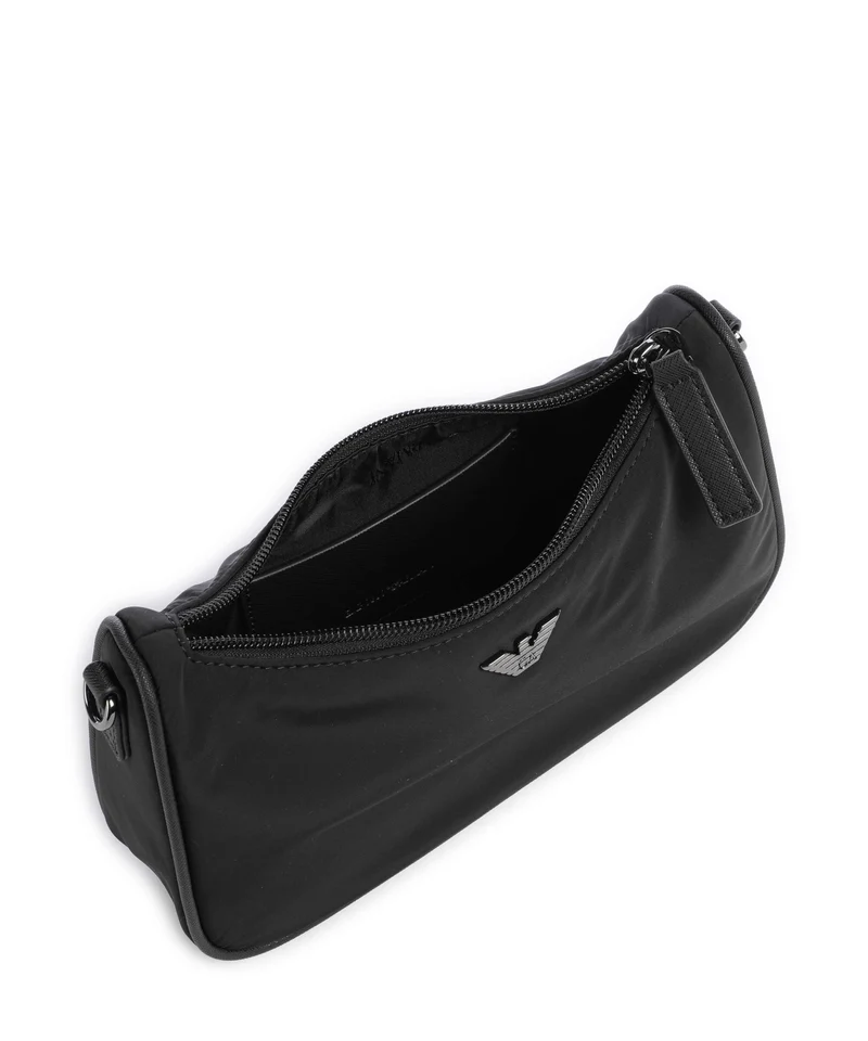 Emporio Armani Nylon Recycled Bandolera black beauty