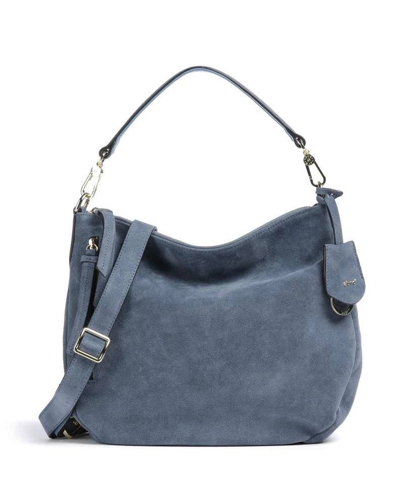 Abro Suede Juna Small Bolso de hobo jeans