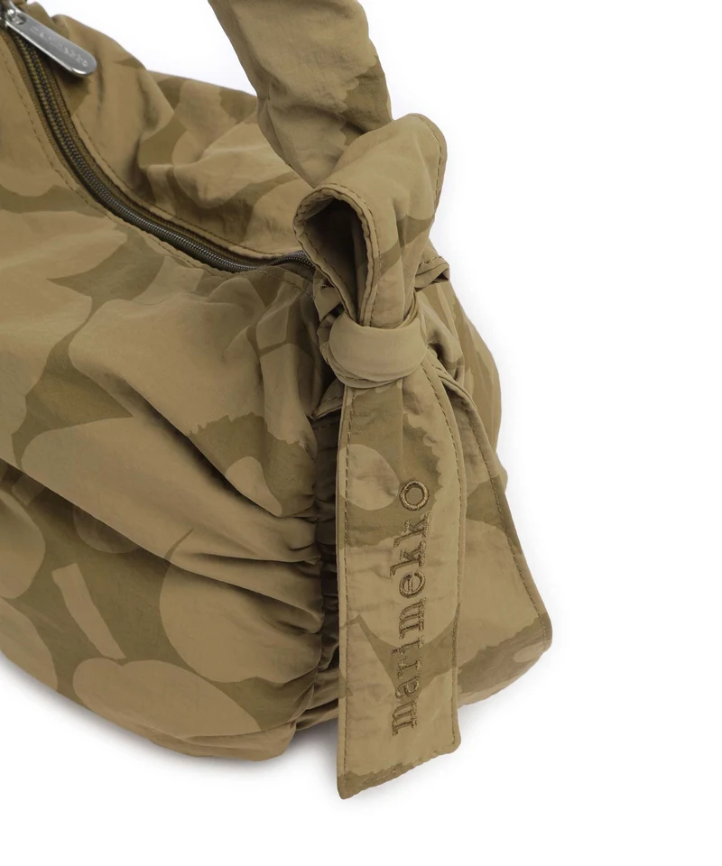 Marimekko Utu M Unikko Bolso de hombro olive green/khaki green