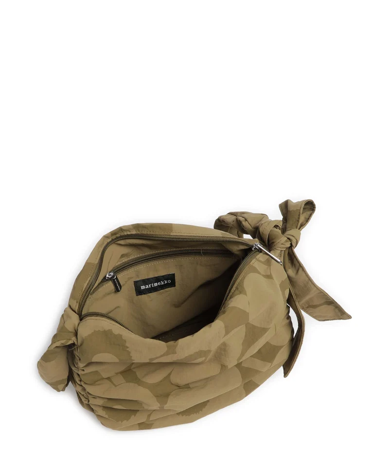 Marimekko Utu M Unikko Bolso de hombro olive green/khaki green