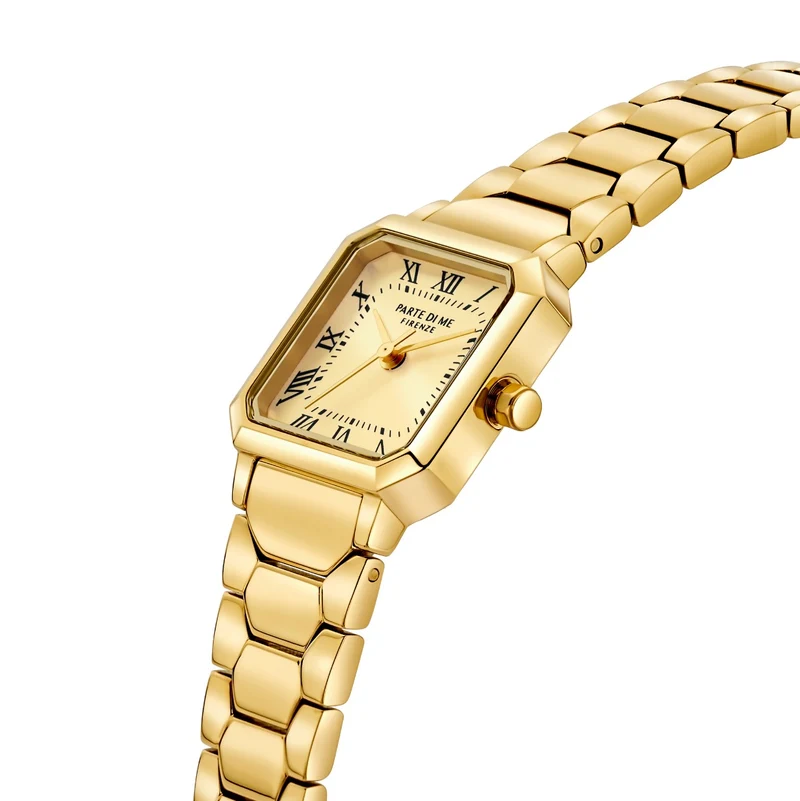 Parte di Me Orologio vierkant dameshorloge goudkleurig PDM09030