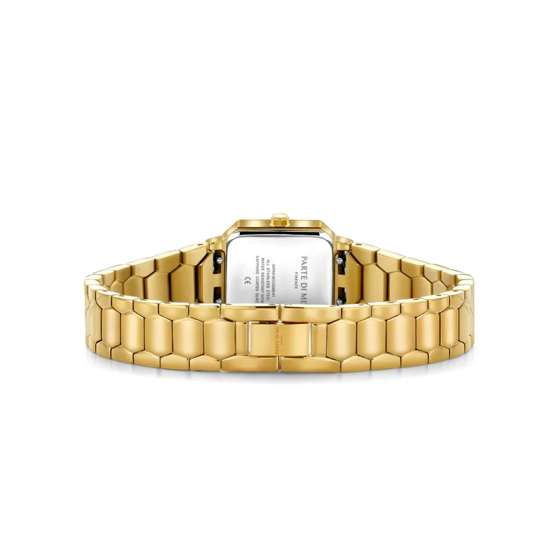 Parte di Me Orologio vierkant dameshorloge goudkleurig PDM09030