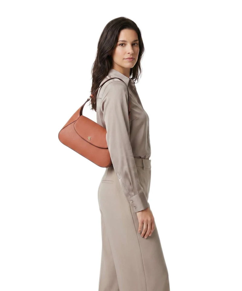 Lauren Ralph Lauren Schylar Medium Bolso de hombro red terracotta
