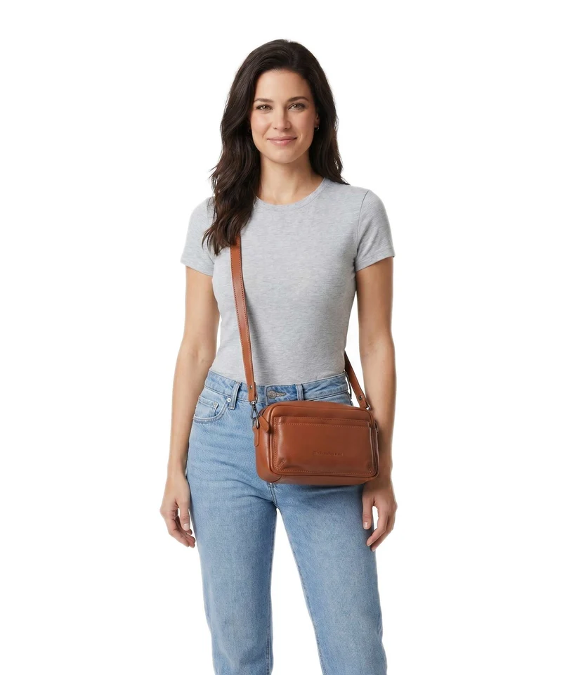 The Chesterfield Brand Serene Liora Bolso de hombro cognac