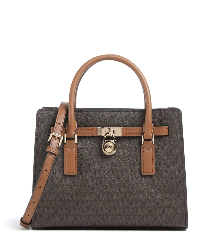 Michael Kors Hamilton Moderne Small Bolso de mano brown/acorn