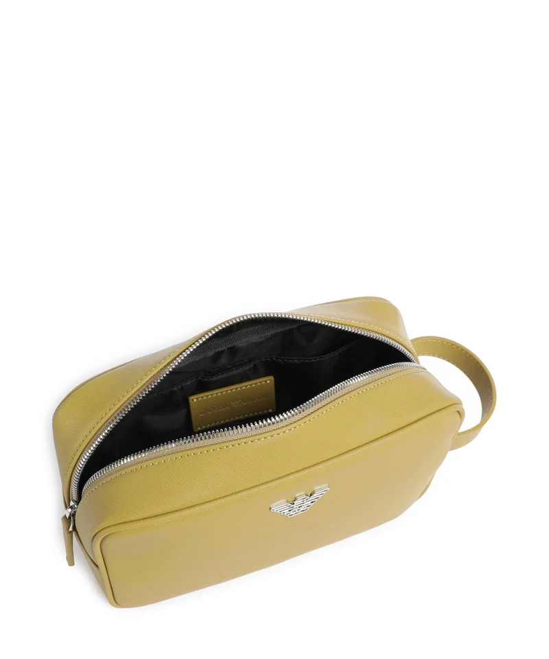 Emporio Armani Business Regenerated Neceser ecru olive