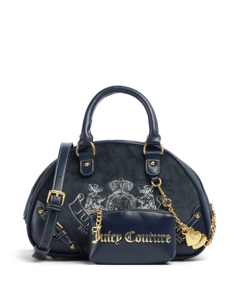 Juicy Couture Twig Narrative Velvet Bolso de mano blue depths