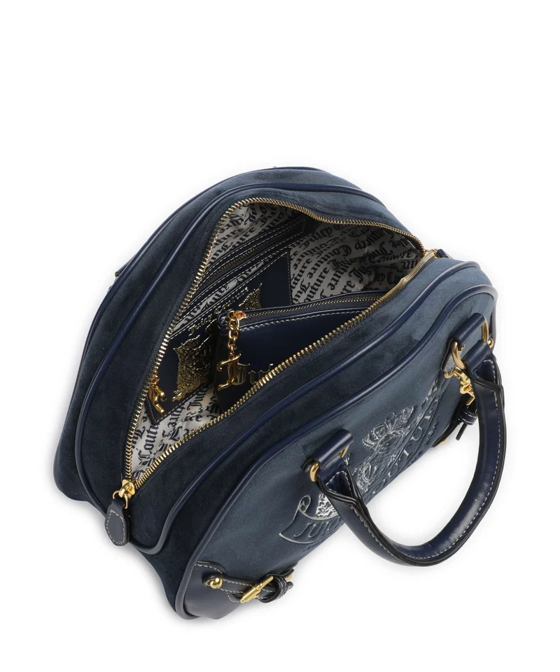 Juicy Couture Twig Narrative Velvet Bolso de mano blue depths