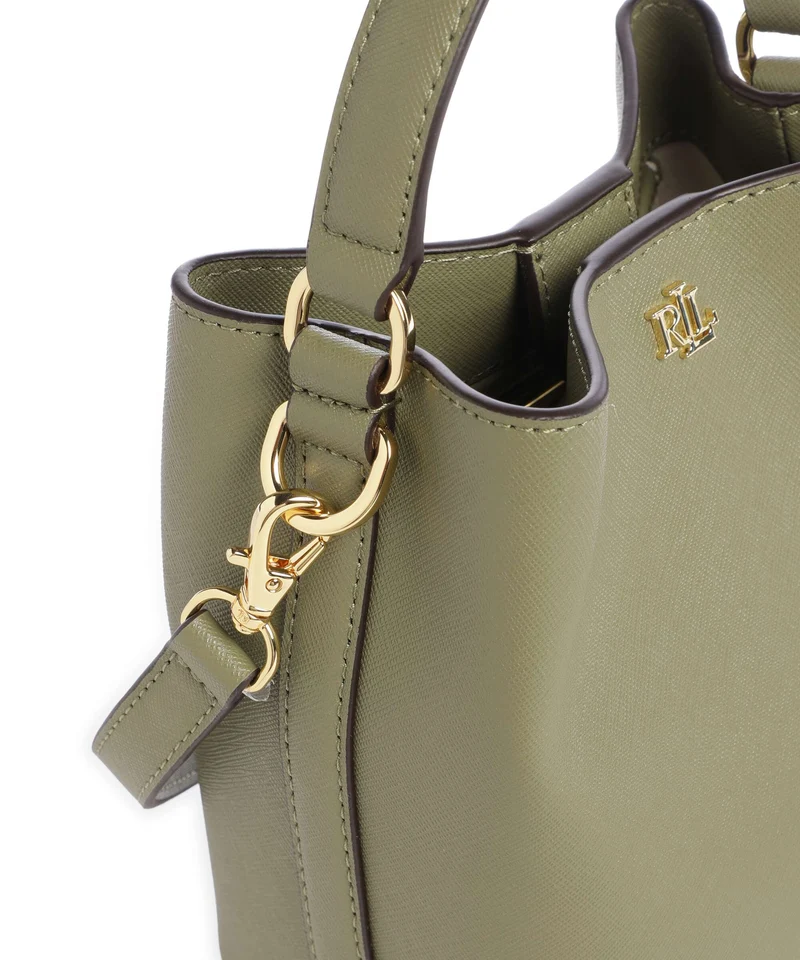 Lauren Ralph Lauren Reese Small Bucket bolso de mano sage green